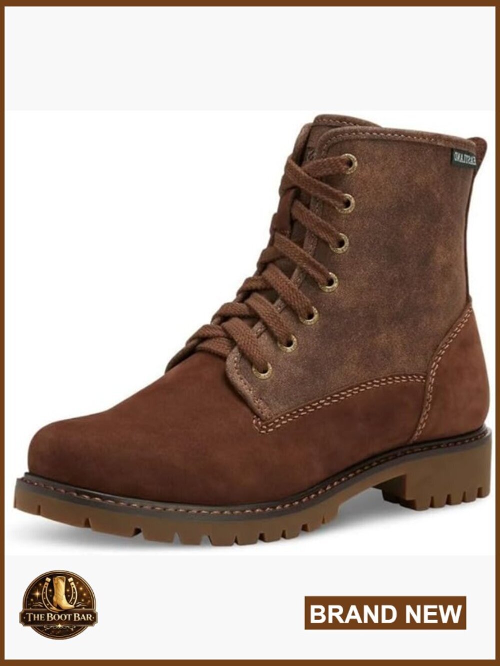 Lace-up ankle boots with memory foam insole